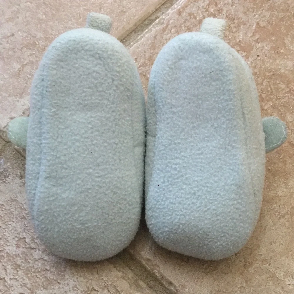 KRU Layette Baby Boys Car Soft Fleece Slippers